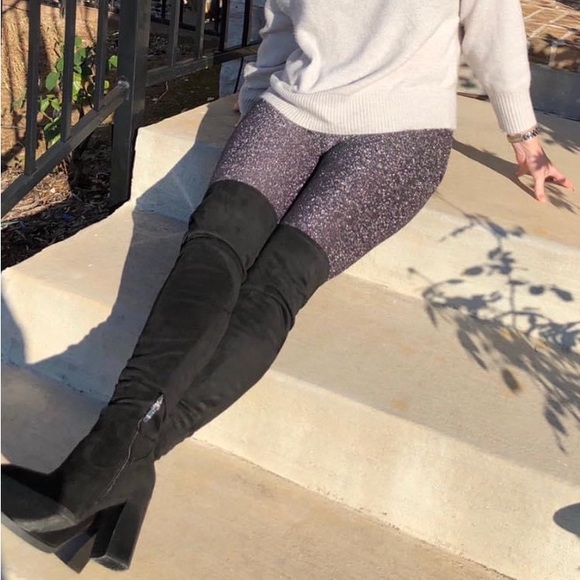 Marc Jacobs Over the knee hi black boots SUEDE 🔥🔥 9.5 - Picture 5 of 5